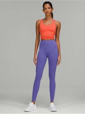 [NWT] $98 LULULEMON Wunder Train High-Rise Tight 25" in Charged Indigo. Size 4